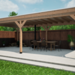 (  Locatie Heerenveen ) Overkapping 400x800cm, Verando